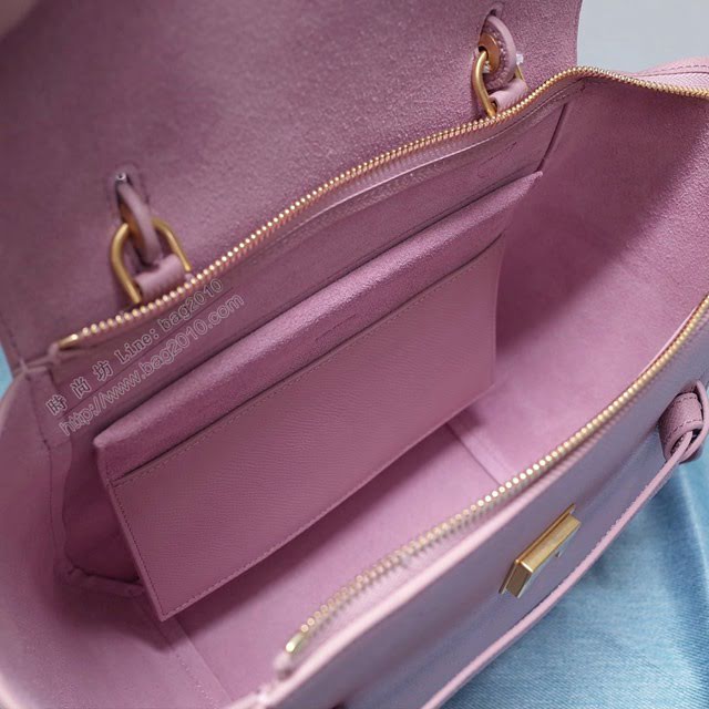 Celine女包 賽琳掌紋牛皮中號手提包 Celine belt bag鯰魚包 189153  slyd2046